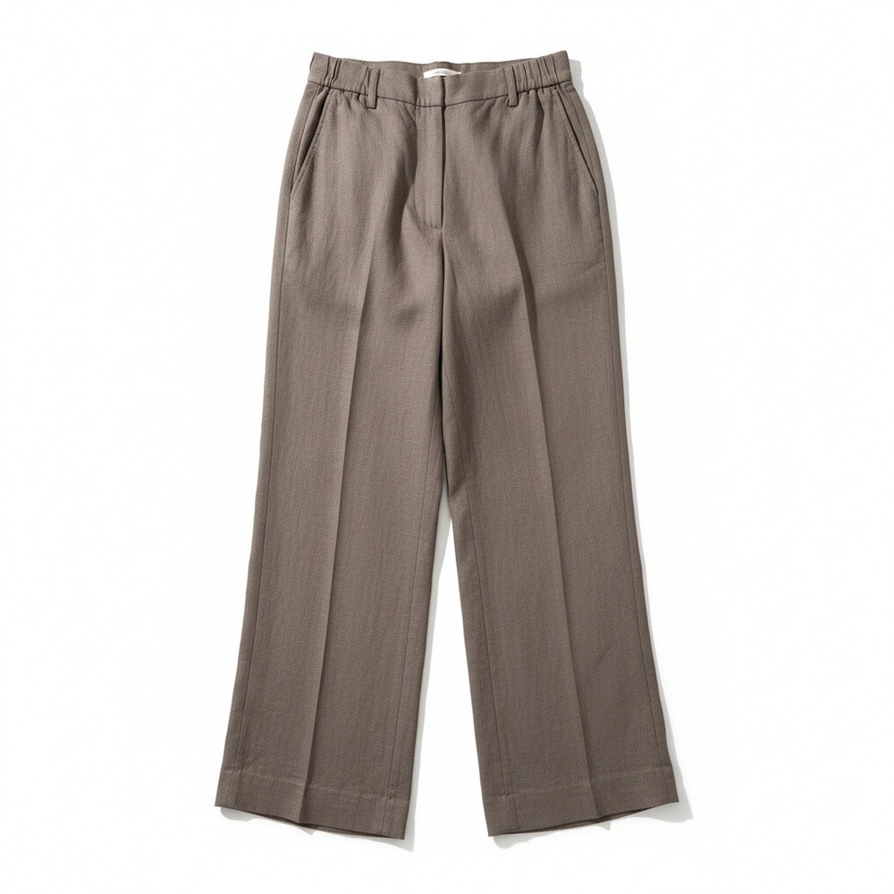 COS Wide-Leg Trousers in Taupe